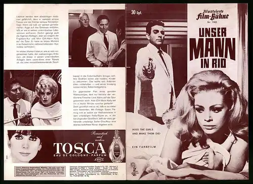 Filmprogramm IFB Nr. 7462, Unser Mann in Rio, Michael Connors, Dorothy Provine, Regie: Henry Levin