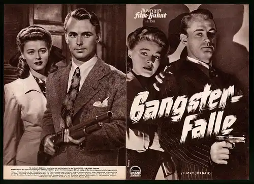 Filmprogramm IFB Nr. 2582, Gangsterfalle - Lucky Jordan, Alan Ladd, Helen Walker, Regie: Frank Tuttle