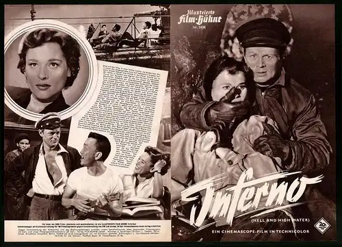 Filmprogramm IFB Nr. 2439, Inferno, Richard Widmark, Bella Darvi, Victor Francen, Regie: Samuel Fuller