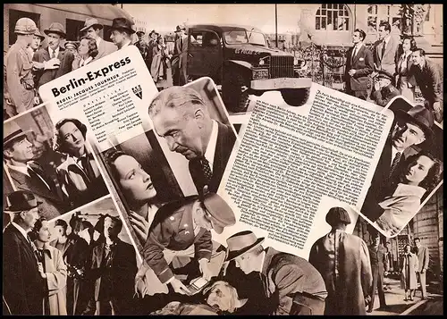 Filmprogramm IFB Nr. 2343, Berlin-Express, Merle Oberon, Robert Ryan, Regie: Jacques Tourneur