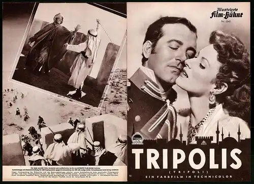 Filmprogramm IFB Nr. 2342, Tripolis, Maureen O`Hara, John Payne, Howard da Silva, Regie: Will Price