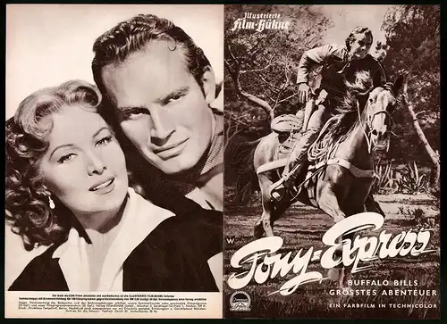 Filmprogramm IFB Nr. 2341, Pony-Express - Buffalo Bills grösstes Abenteuer, Charlton Heston, R. Fleming, Regie: J. Hopper