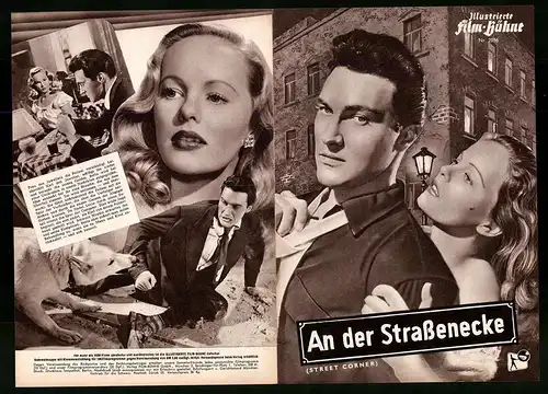 Filmprogramm IFB Nr. 2016, An der Strassenecke, Peggy Cummins, Terence Morgan, Regie: Muriel Box