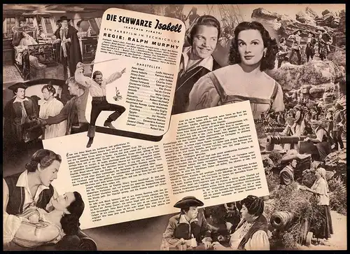 Filmprogramm IFB Nr. 2006, Die schwarze Isabell, Louis Hayward, Patricia Medina, Regie: Ralph Murphy