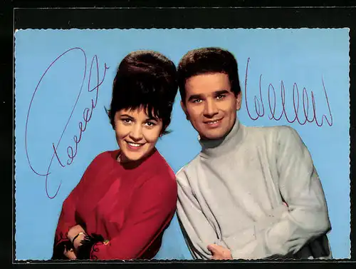 AK Musiker Renate und Werner Leismann, Autograph