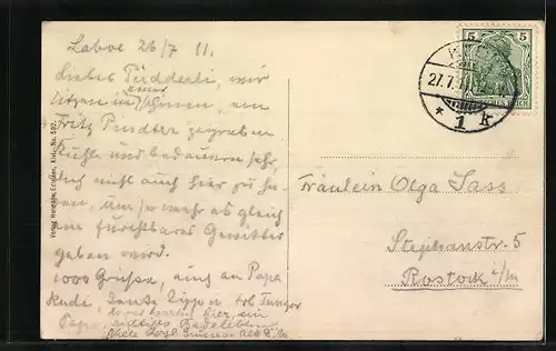 AK Laboe, Strandpartie mit Strandkörben