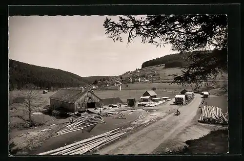 AK Freudenstadt /Schwarzwald, Erzgrube mit Hügeln