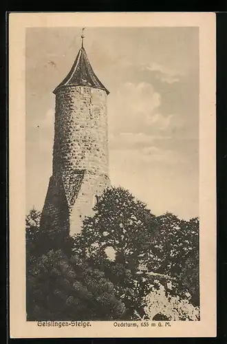 AK Geislingen /Steige, Oedeturm