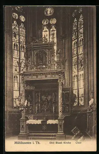 AK Mühlhausen i. Th., Divi Blasii Kirche (Chor)