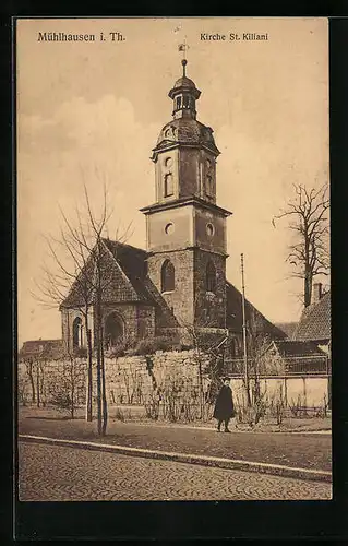 AK Mühlhausen i. Th., Kirche St. Kiliani