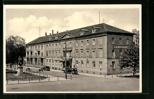 AK Reutlingen, Hotel Kronprinz, Besitzer: Karl Lerch