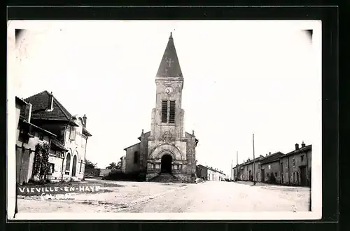 Foto-AK Vieville-en-Haye, L`Église