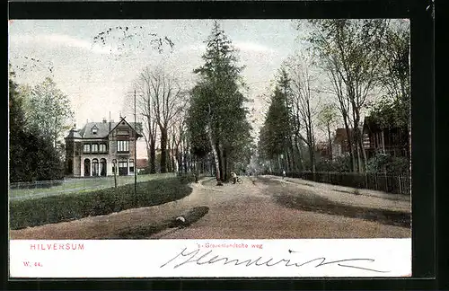 AK Hilversum, `s-Gravenlandsche weg