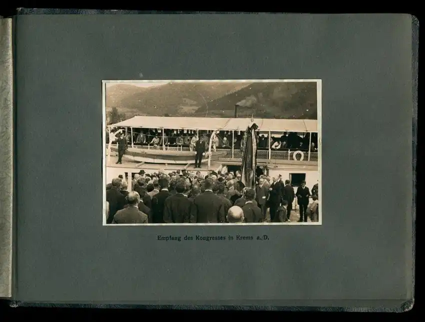 Fotoalbum mit 14 Fotografien, Ansicht Wien, IX. Kongress Internationalen Liga der Prohibitionsgegner 1928 13