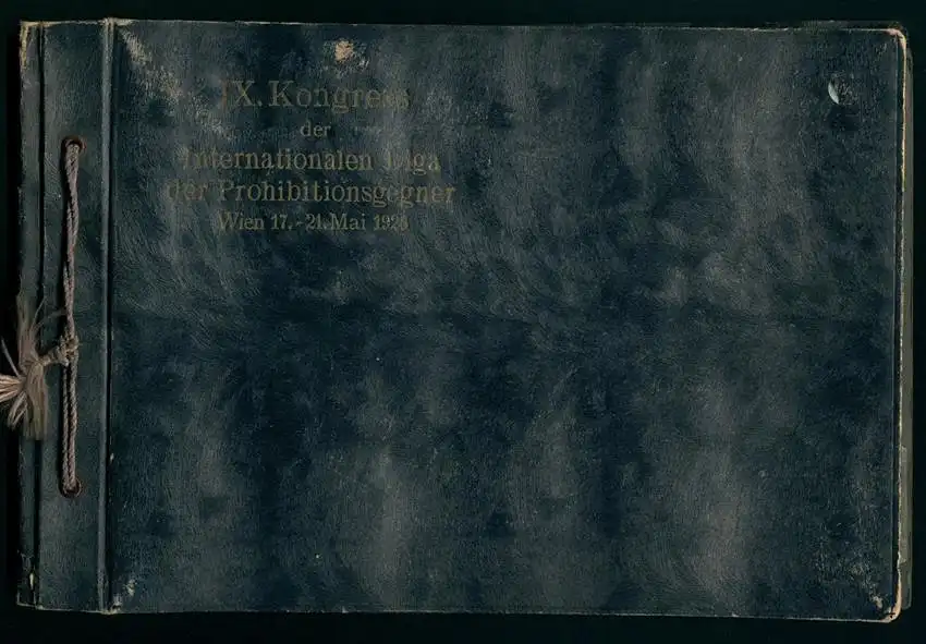 Fotoalbum mit 14 Fotografien, Ansicht Wien, IX. Kongress Internationalen Liga der Prohibitionsgegner 1928 14
