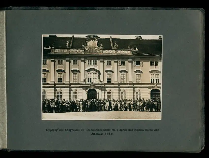Fotoalbum mit 14 Fotografien, Ansicht Wien, IX. Kongress Internationalen Liga der Prohibitionsgegner 1928 4