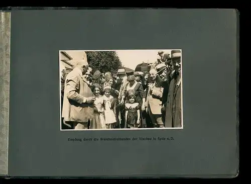 Fotoalbum mit 14 Fotografien, Ansicht Wien, IX. Kongress Internationalen Liga der Prohibitionsgegner 1928