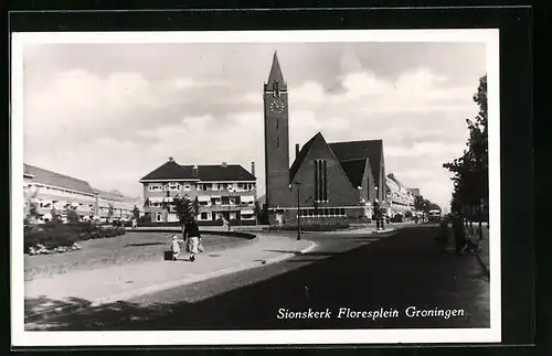 AK Groningen, Sionskerk, Floresplein