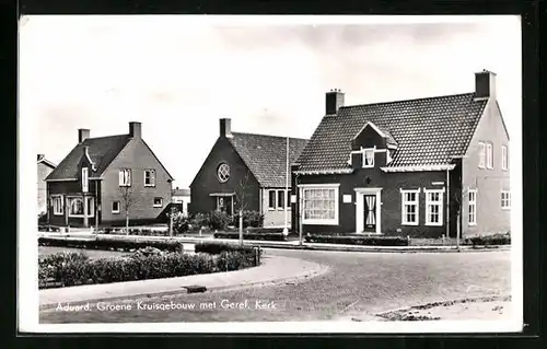 AK Aduard, Groene Kruisgebouw met Geref. Kerk