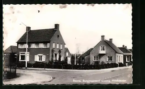 AK Beerta, Burgemeesters woning, Hoofdstraat