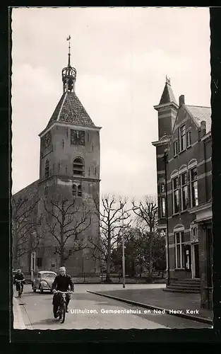 AK Uithuizen, Ned. Herv. Kerk en Gemeentehuis
