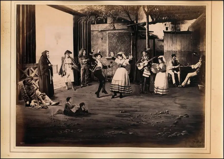 Fotografie Giorgio Sommer, Napoli, Ansicht Capri, Panorama der Bucht mit Fischerbooten am Strand 1