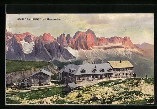 AK Schlernhäuser, Rosengarten