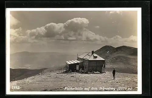 AK Fischerhütte auf dem Schneeberg
