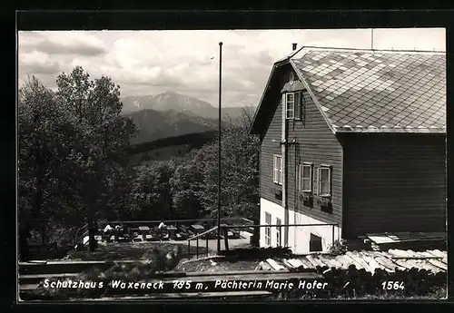 AK Schutzhaus Waxeneck, Post Pernitz-Muggendorf