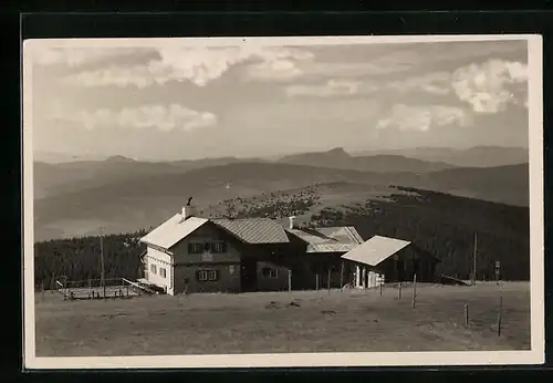 AK Roseggerhaus, Bergpanorama