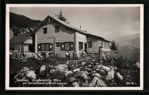 AK Ennstalerhütte, Tanischbachturm mit Lugauer