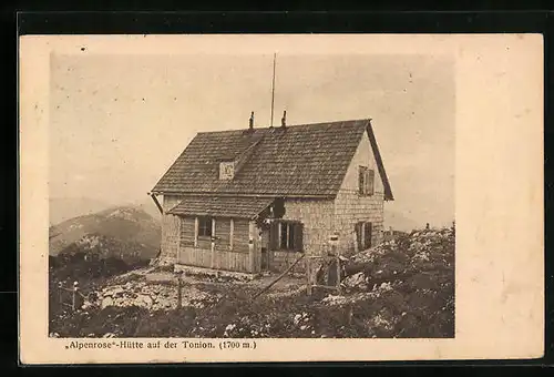 AK Alpenrose-Hütte, Tonion