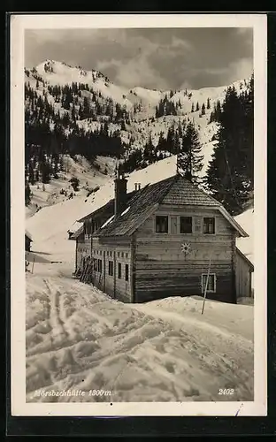 AK Mörsbachhütte im Winter