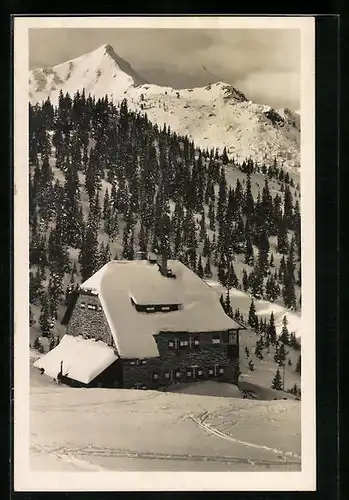 AK Plannerhütte bei Sonnenaufgang