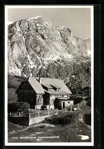 AK Sonnschienhütte im strahlenden Sonnenschein, Hochschwab