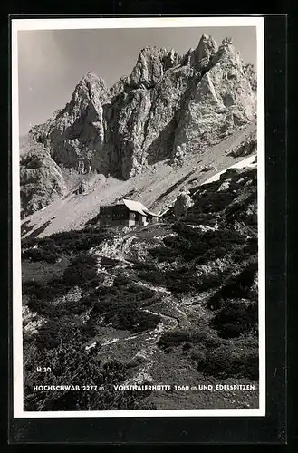 AK Voisthalerhütte im Hochschwab-Gebiet, Blick zu den Edelspitzen