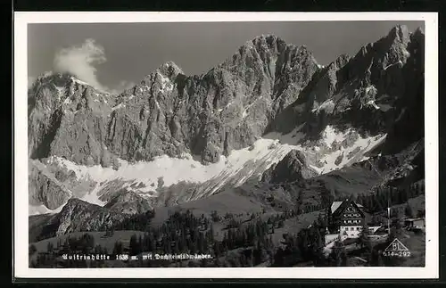 AK Austriahütte mit Dachsteinsüdwänden
