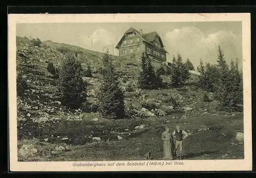 AK Stubenberghaus auf dem Schöckel bei Graz