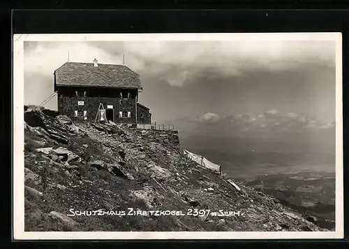 AK Schutzhaus Zirbitzkogel, 2397 Meter ü. d. M.