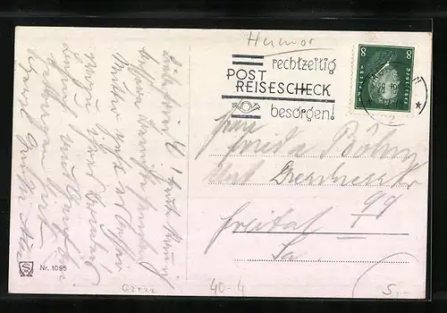 AK Mann mit Pfeife rollt betrunkene Männer in leerem Bierfass