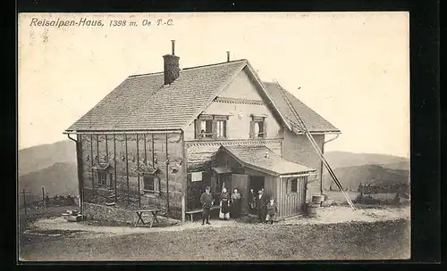 AK Reisalpen-Haus, Berghütte mit Kundschaft