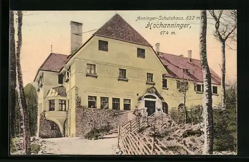 AK Anninger-Schutzhaus, Berghütte am Hochanninger