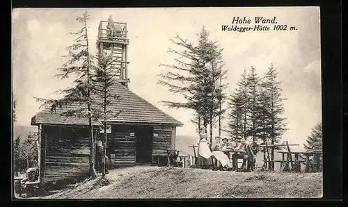 AK Waldegger-Hütte, Berghütte an der hohen Wand