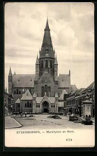 AK Steenbergen, Marktplein en Kerk