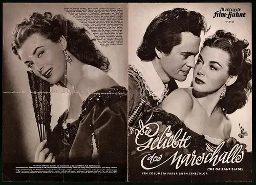 Filmprogramm IFB Nr. 1145, Die Geliebte des Marschalls, Larry Parks, Marguerite Chapman, Regie: Henry Levin