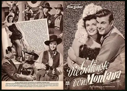 Filmprogramm IFB Nr. 1966, Die Schönste von Montana, George Brent, Scott Brady, Regie: Allan Dwan