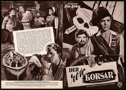 Filmprogramm IFB Nr. 1821, Der rote Korsar, Burt Lancaster, Nick Cravat, Eva Bartok, Regie: Robert Siodmak