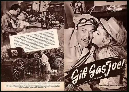 Filmprogramm IFB Nr. 1810, Gib Gas Joe!, Red Skelton, Sally Forrest, Macdonald Carey, Regie: Roy Rowland