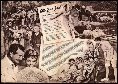 Filmprogramm IFB Nr. 1810, Gib Gas Joe!, Red Skelton, Sally Forrest, Macdonald Carey, Regie: Roy Rowland