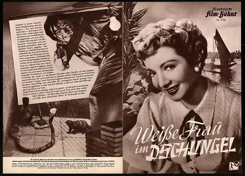Filmprogramm IFB Nr. 1772, Weisse Frau im Dschungel, Claudette Colbert, Jack Hawkins, Regie: Ken Annakin